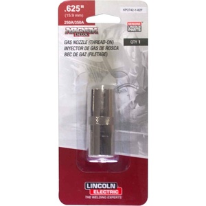 image:imageLincoln Electric Magnum PRO Flush Gas Nozzle  58 ID with 350 Amp Rating  Compatible with Magnum PRO Welding Guns  KP2742162F