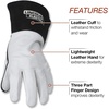 image:imageLincoln Electric Grain Leather TIG Welding Gloves  High Dexterity  XL  K2981XL WhiteBlackLarge Pack of 1