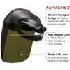 image:imageLincoln Electric OMNIShield Professional Face Shield  High Density Clear Lens  Premium Headgear  K37501Faceshield  Shade 30