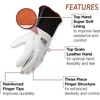 image:imageLincoln Electric Premium TIG Welding Gloves  Top Grain Leather  High Dexterity  Medium  K2983M WhiteLarge