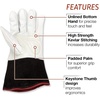 image:imageLincoln Electric Premium TIG Welding Gloves  Top Grain Leather  High Dexterity  Medium  K2983M WhiteLarge