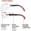 image:imageLincoln Electric Safety Glasses  Fits Over Prescription Glasses  Adjustable Frame Clear Lens K29681