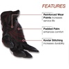 image:imageLincoln Electric Womens Full Grain Leather Work Gloves  Padded Palm  Womens Medium  K3231M