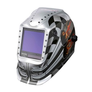 image:imageLincoln Electric K30344 VIKING 3350 Auto Darkening Welding Helmet with 4C Lens Technology Matte Black extra largeMotorhead