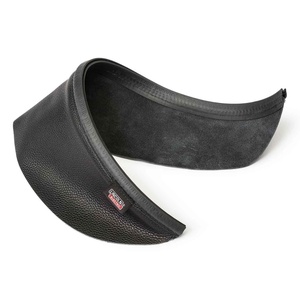 image:imageLincoln Electric Grain Leather Helmet Bib with Press Fit Seal  Compatible with Most Welding Helmets  KP37301