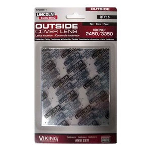image:imageLincoln Electric KP28981 Viking 33502450 Series Outside Clear Cover Lens 5Pack
