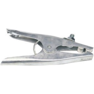 image:imageLincoln Electric K9102 Heavy Duty Ground Clamp  500 Amp Rating  Copper Plated Jaw  Braided Copper Shunt Silver