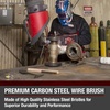 image:imageLincoln Electric 3 x 19 Row Carbon Steel Wire Brush K31841