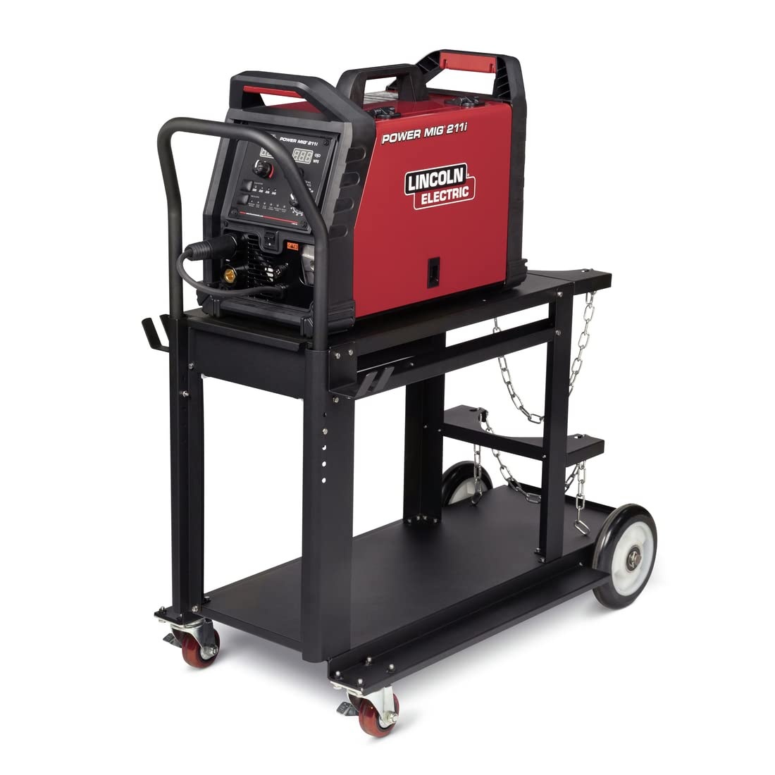 image:imageLincoln Electric Power MIG 211i MIG Welder  DualVoltage 120230 V 20211 A Output FluxCored Ready Portable 41 lb Machine Model K60801Electric Power