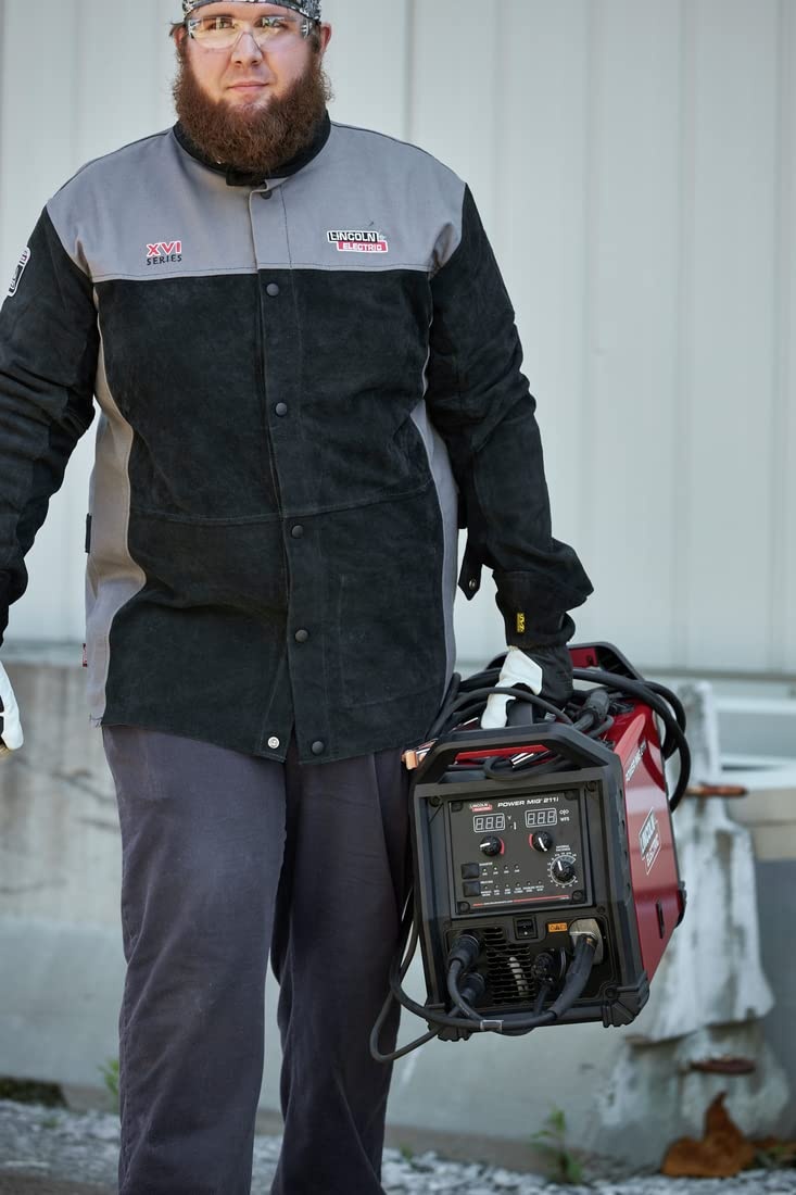 image:imageLincoln Electric Power MIG 211i MIG Welder  DualVoltage 120230 V 20211 A Output FluxCored Ready Portable 41 lb Machine Model K60801Electric Power