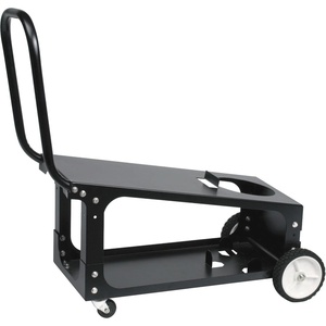 image:imageLincoln Electric Welding Cart K22753 Easy Transport for Welder 80 Cu Ft Gas Cylinder Weld Cables and Accessories Dual Tier with Angled Top Shelf Two Wheels Heavy Duty Steel Black 14