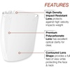 image:imageLincoln Electric OMNIShield Replacement Faceshield Lens  Clear  High Density Polycarbonate  KP37551