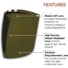 image:imageLincoln Electric OMNIShield Replacement Faceshield Lens  Shade 3 IR  High Density  KP37581