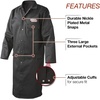 image:imageLincoln Electric Welding Lab Coat  Premium Flame Resistant FR Cotton  45 Length  Black  Large  K3112LMedium