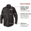image:imageLincoln Electric Welding Shirt  Premium Flame Resistant FR Cotton  Custom Fit  Black  Large  K3113L3XLarge