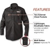 image:imageLincoln Electric Welding Shirt  Premium Flame Resistant FR Cotton  Custom Fit  Black  Large  K3113LXLarge
