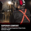 image:imageLincoln Electric unisexadult Leather Welding ApronBlackRed