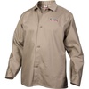 image:imageLincoln Electric Premium Flame Resistant FR Cotton Welding Jacket  Comfortable  Khaki  Tan  Large  K3317LXXLarge