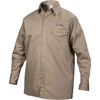 image:imageLincoln Electric Welding Shirt  Premium Flame Resistant FR Cotton  Custom Fit  Khaki  Tan  Large  K3382LMedium