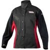 image:imageLincoln Electric womens Jessi Combs WoShadow Welding Jacket BlackRed Medium USMedium
