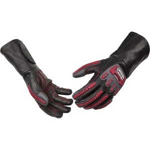image:imageLincoln Electric Roll Cage WeldingRigging Gloves  Impact Resistant  Black Grain Leather  Large K3109LMedium Pack of 1