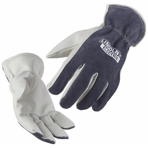 image:imageLincoln Electric Traditional Grey Leather Drivers Gloves  Medium