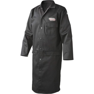image:imageLincoln Electric Welding Lab Coat  Premium Flame Resistant FR Cotton  45 Length  Black  Large  K3112LMedium