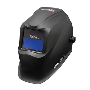 image:imageLincoln Electric VIKING 1740 AutoDarkening Welding Helmet Matte Black  4C Lens Tech 1111 Optics 63 sq in View Shade 913 Solar amp Battery Powered Model K32823