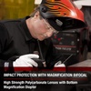 image:imageLincoln Electric Bifocal Safety Glasses  200 Diopter  Soft Rubber Overmolded Frame  Clear Lens 25 Diopter