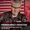 image:imageLincoln Electric Premium Safety Glasses  Clear Lens  Anti Fog Coating  Soft Rubber Overmolded Frame K29661