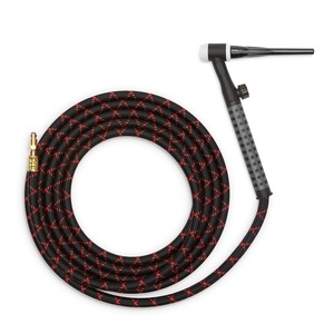 image:imageLincoln Electric Caliber 17 Series TIG Torch  for AirCooled TIG Welding  Flexible Torch Head  125 FT 1 Piece Cable  K484117F117 Series  FlexibleValve  25 FT