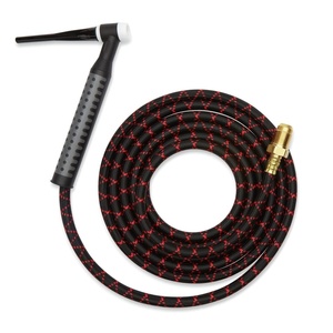 image:imageLincoln Electric Caliber 26 Series TIG Torch  for AirCooled TIG Welding  Flexible Torch Head  125 FT 1 Piece Cable  K484226F1Rigid Head  25 ft