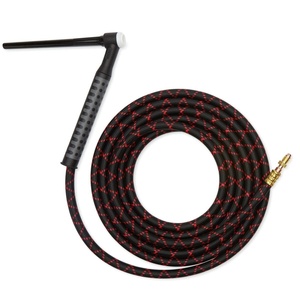 image:imageLincoln Electric Caliber 9 Series TIG Torch  for AirCooled TIG Welding  FlexibleValve Torch Head  125 FT 1 Piece Cable  K48449FV1Flex Head  25 ft