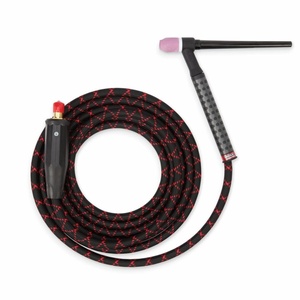 image:imageLincoln Electric Caliber 9 Series TIG Torch  for AirCooled TIG Welding  FlexibleValve Torch Head  125 FT 1 Piece Cable  K48449FV1Rigid Head  125 ft  ReadyPak