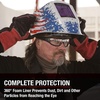 image:imageLincoln Electric Padded Safety Glasses  360 Degree Foam Liner  Adjustable Elastic Headband K31191